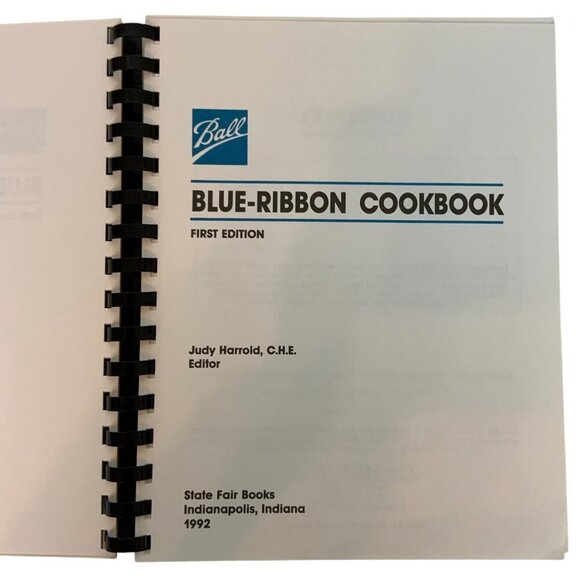 Ball Blue-Ribbon Cookbook First Edition 1992 Spiral Bound Recipe Book - Picture 4 of 15